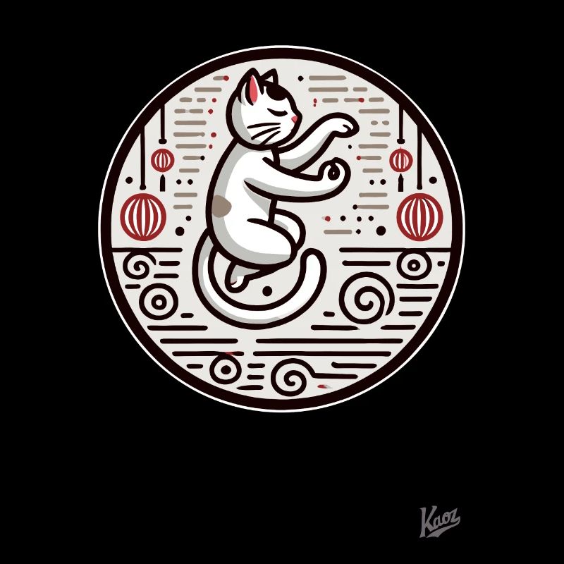 Chat de méditation Tai Chi