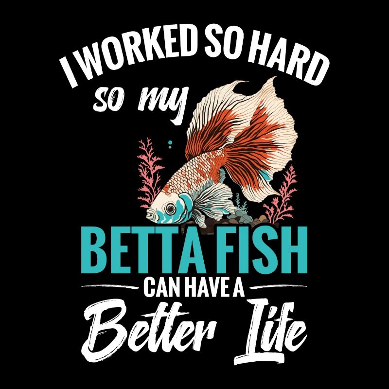 Je travaille dur pour que mon poisson betta