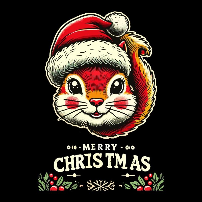 Joyeux Noël Casse-Noisette Écureuil