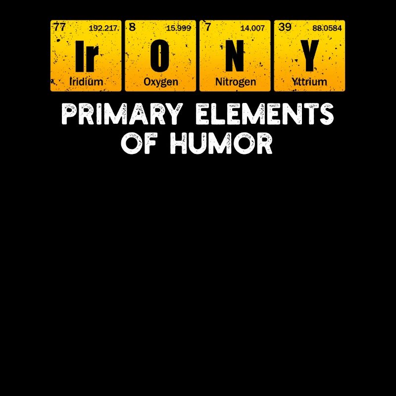 Primary Elements Of Humor Science Irony