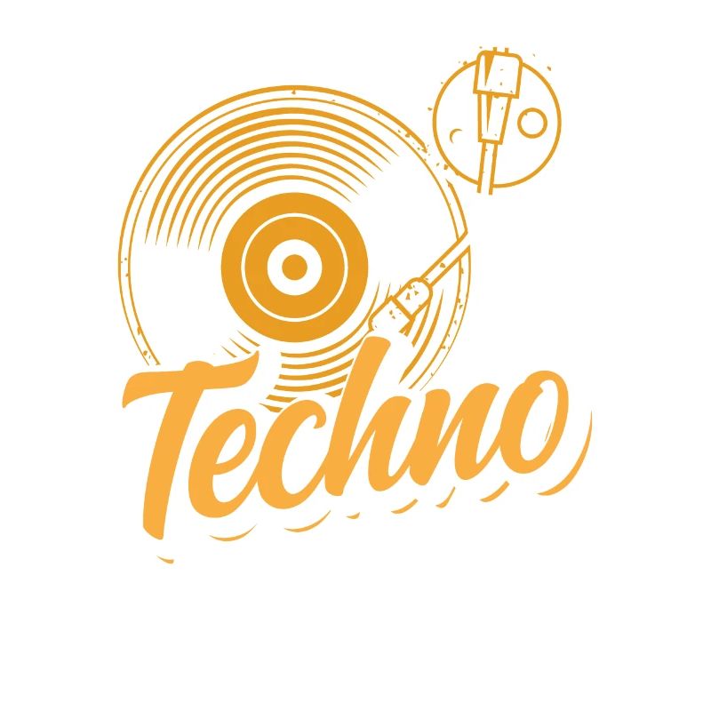 Techno Lover Vinyle Platine vinyle Design