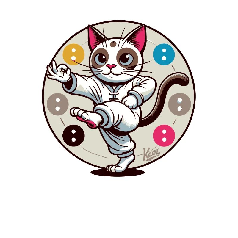 Chat de méditation Thai Chi