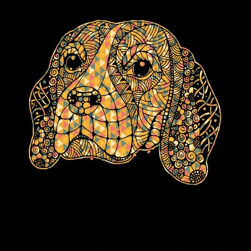 Cute Beagle Geometric