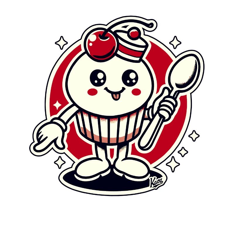 Cupcake Cherry Spoon Type