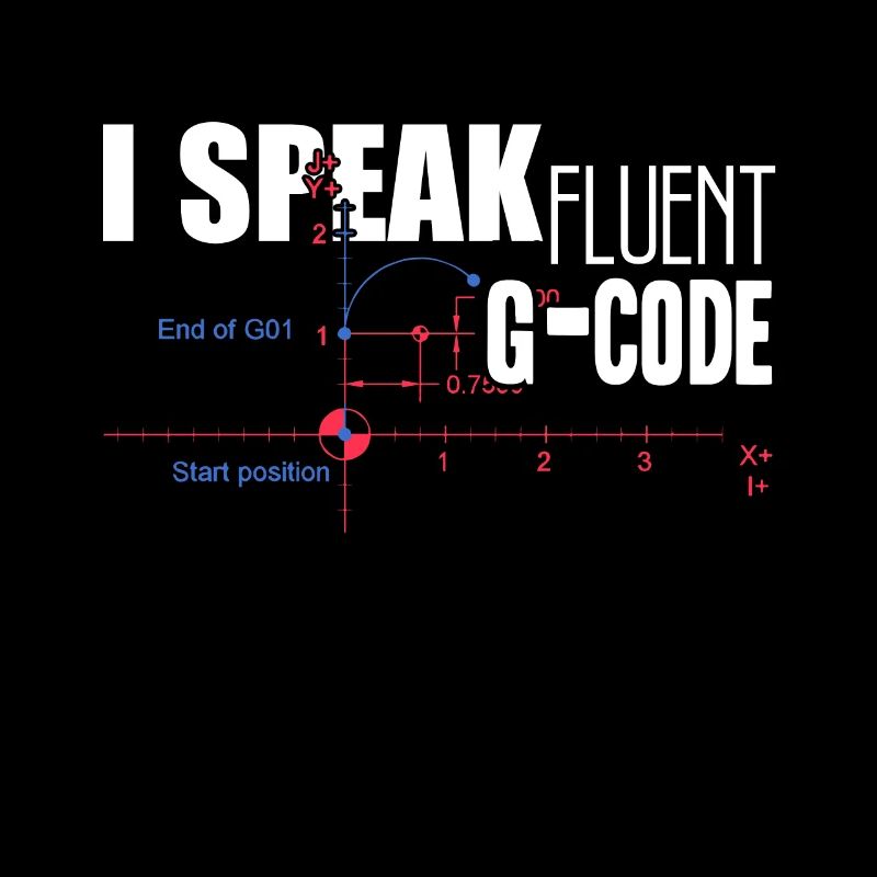 CNC Machinist I Speak Fluent G code