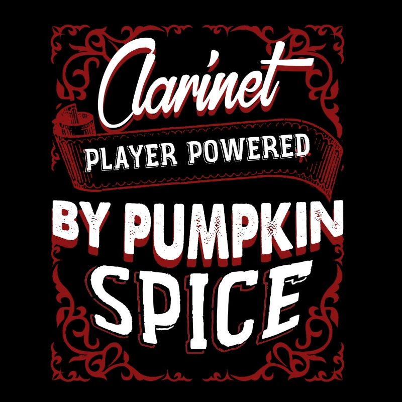 Clarinet Player Powered By Pumpkin Spice