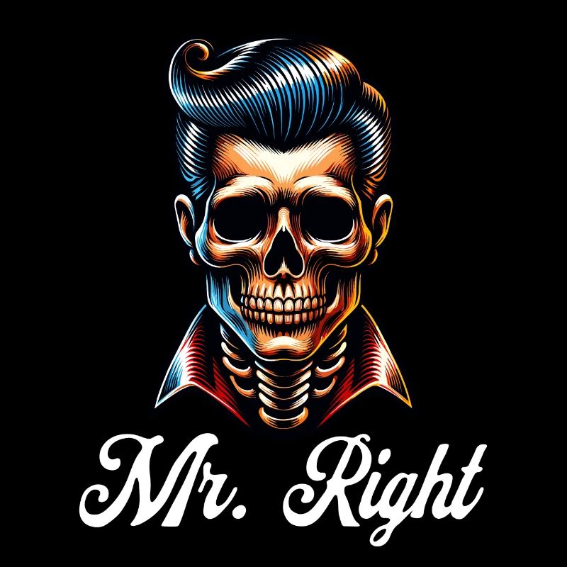 M. Right Partner Crâne Rétro