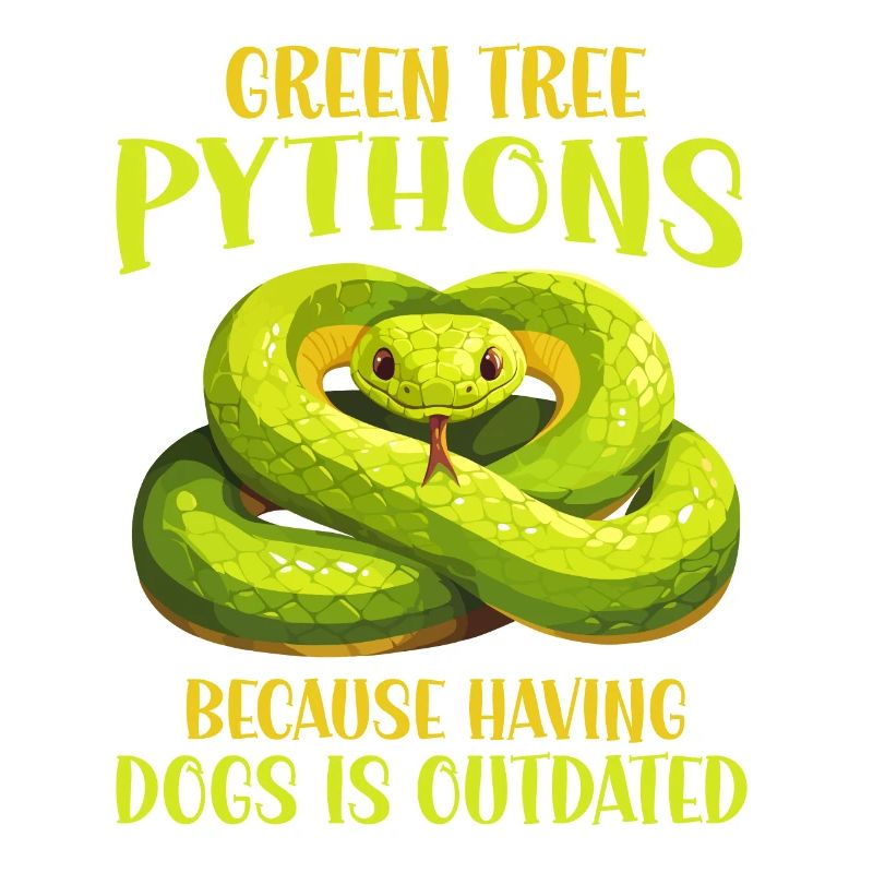 Python arborescent vert