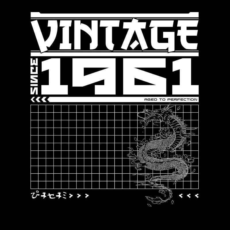 Samurai Geist seit 1961 - 64. Geburtstag Drache