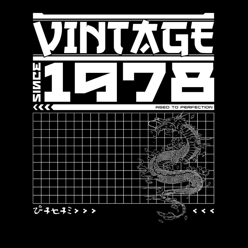 Samurai Legacy Since 1978 - 47. Geburtstag Drache