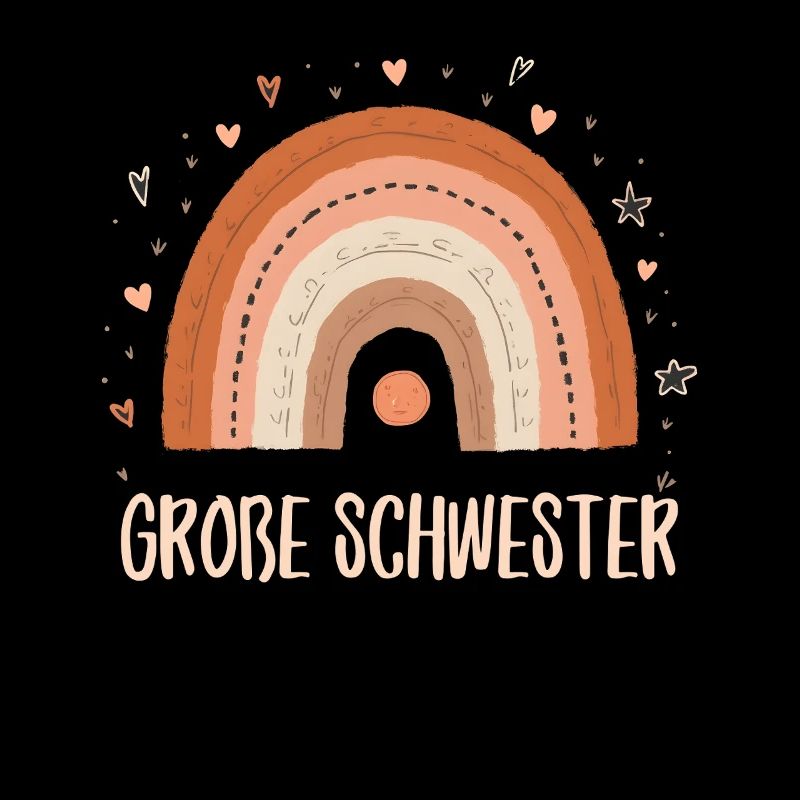 Große Schwester Regenbogen Boho