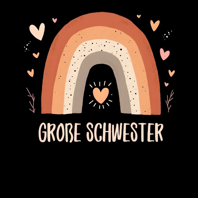 Große Schwester Regenbogen Boho