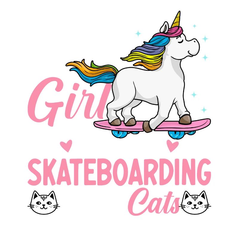 Skateboard et chats Skateuses