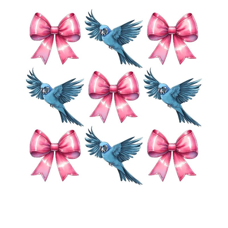 Coquette Bow Perruche Perruche Perroquet