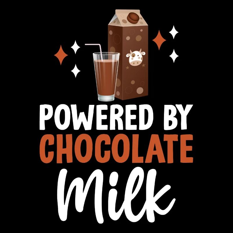 Propulsé par du lait au chocolat Funny Choccy Flavored