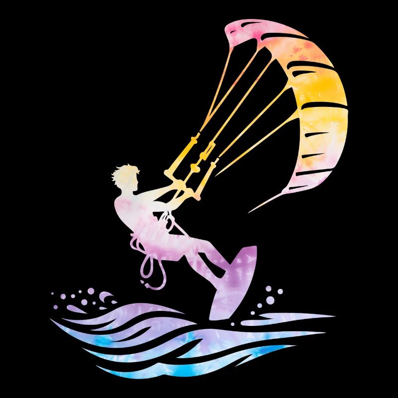 Kitesurf Océan Wave Surf Kiteboarder
