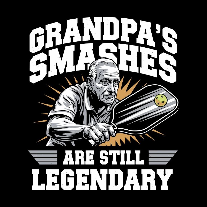 Opa Pickleball Spieler Dinking Team Geschenk