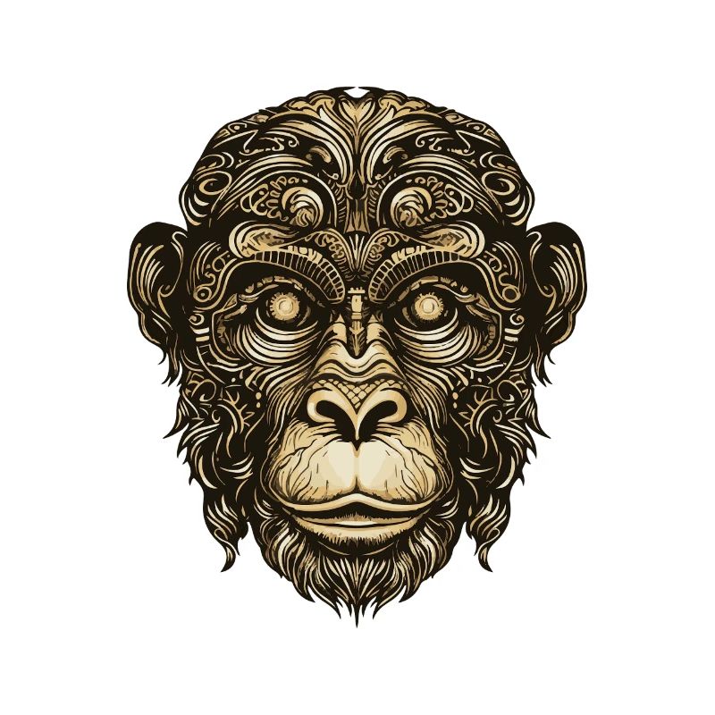 Monkey Portrait