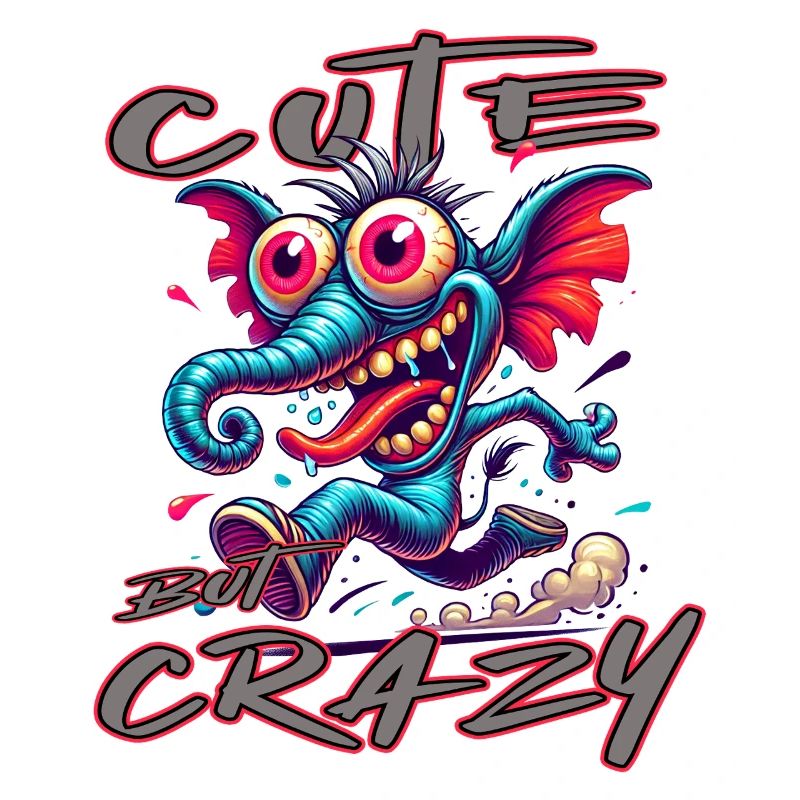 Cute but Crazy Elephant Comic Style