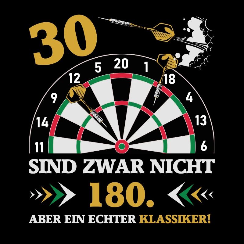 Les fléchettes 30 ne sont pas des fléchettes d’anniversaire de 180