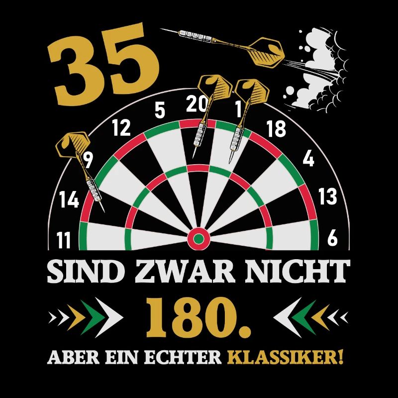 Les fléchettes 35 ne sont pas des fléchettes d’anniversaire de 180