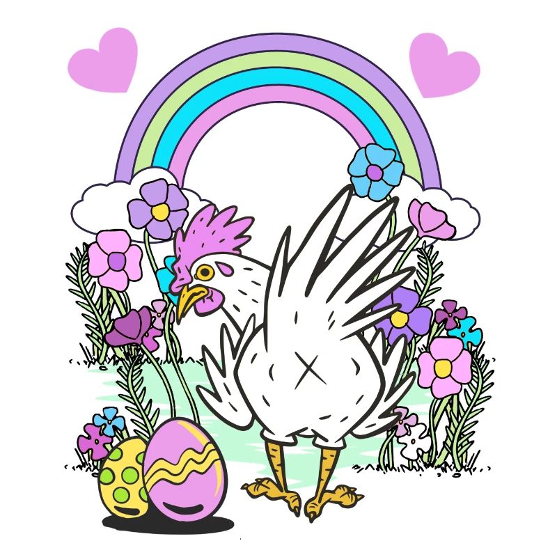 Easter Easter Eggs Chicken Chickens Kids Easter Child