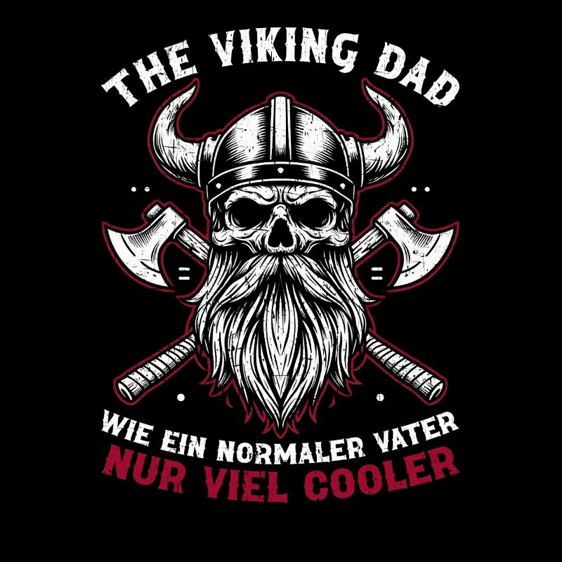 Wikinger Papa Vatertag Vaterschaft Elternteil