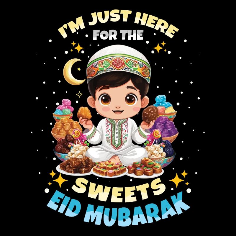 I'm only here for the sweets Eid Mubarak
