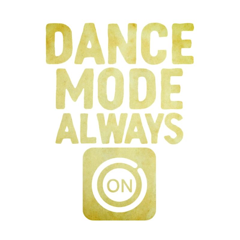 Mode danse toujours activé pour danseur dansant