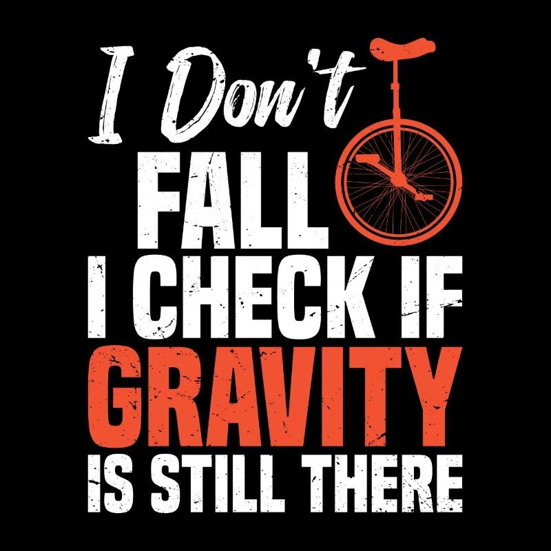 I don't fall, I check if gravity