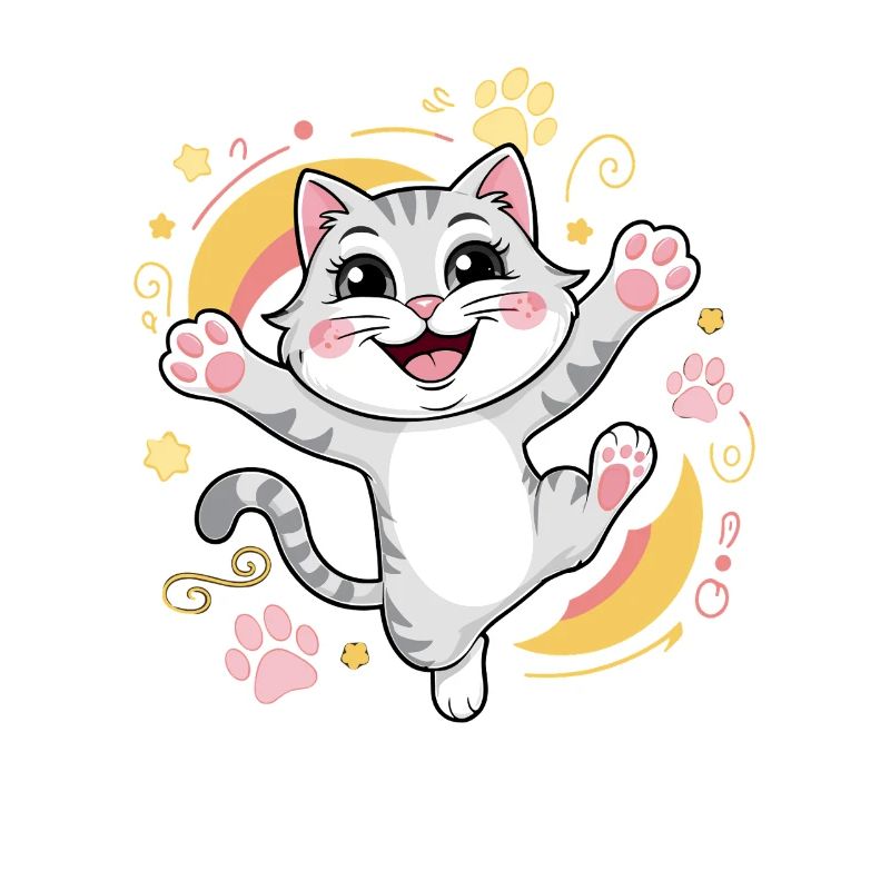 A Cat Dancing Let's Dance For Dancing Dancer