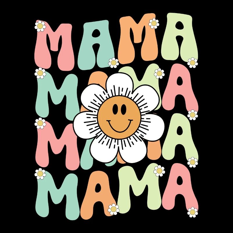 Groovy Mama Mutterschaft Elternteil Muttertag