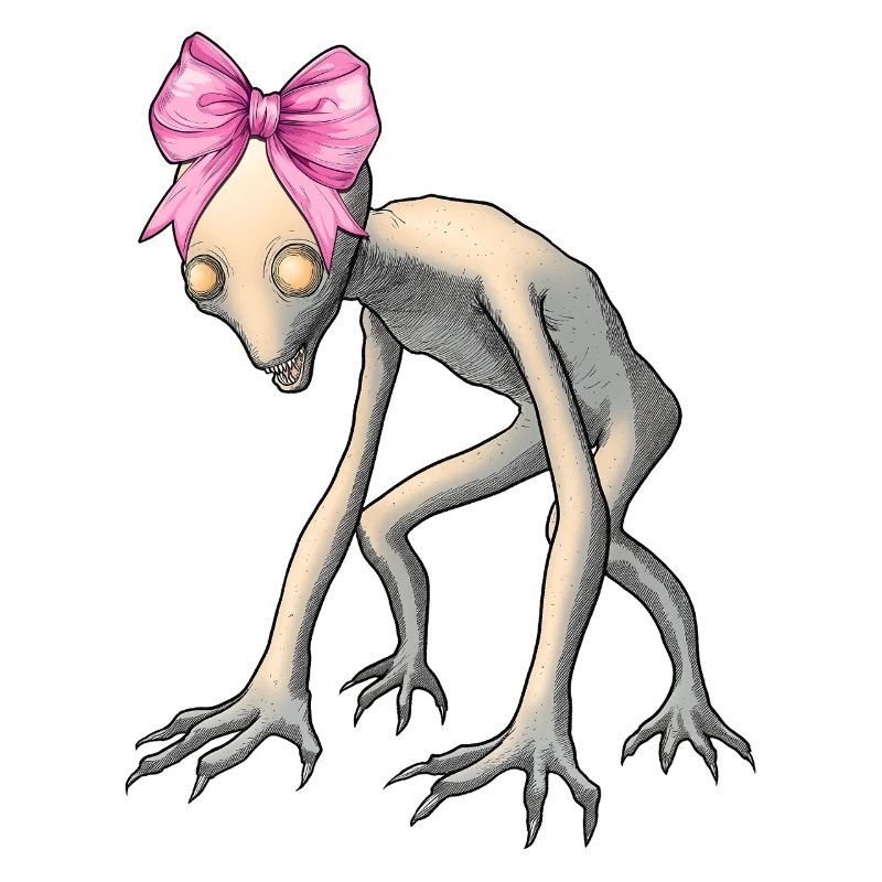Coquette Bow Dover Demon Cryptid Cryptozoology