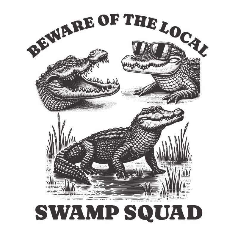alligator Lovers - Support Local swamp squad