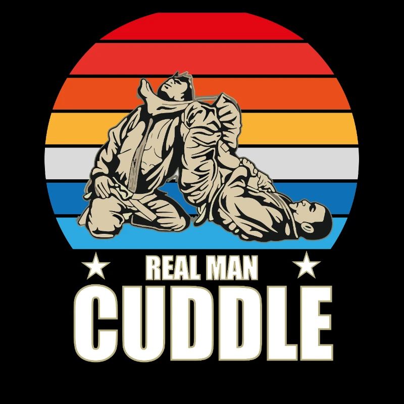 Real Man Cuddle / JiuJitsu Tshirt/Hoodie