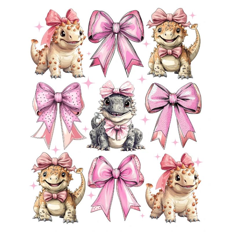 Coquette Bogen Ankylosaurus Dinosaurier Mädchen