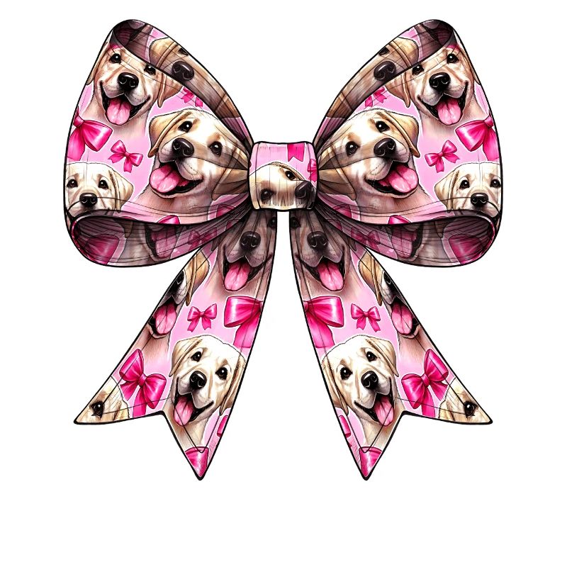 Coquette Bow Labrador Dog Pattern Mom