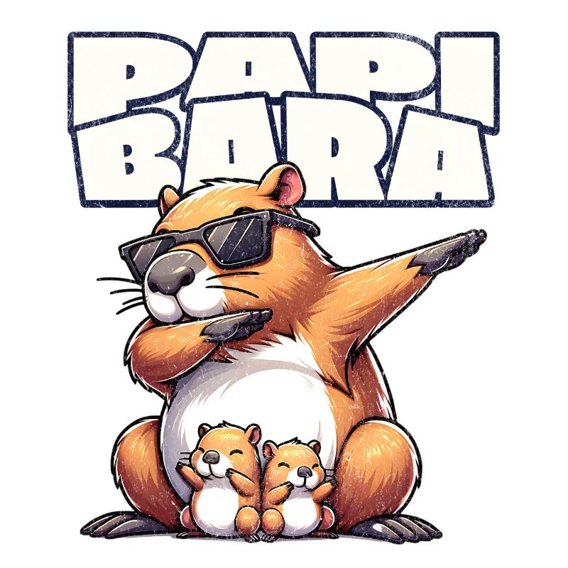 Papibara Capybara Father Dad