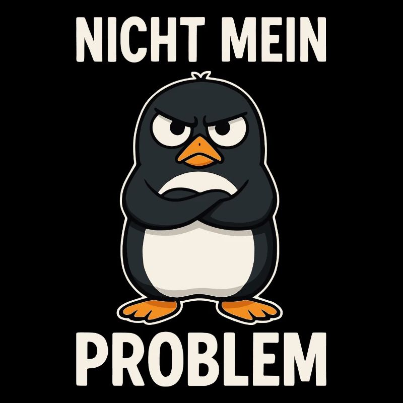 Grimmiger Pinguin – Nicht mein Problem