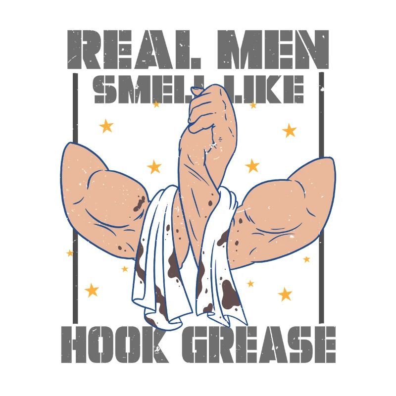 Docker Real Men Smell Like Hook Greash