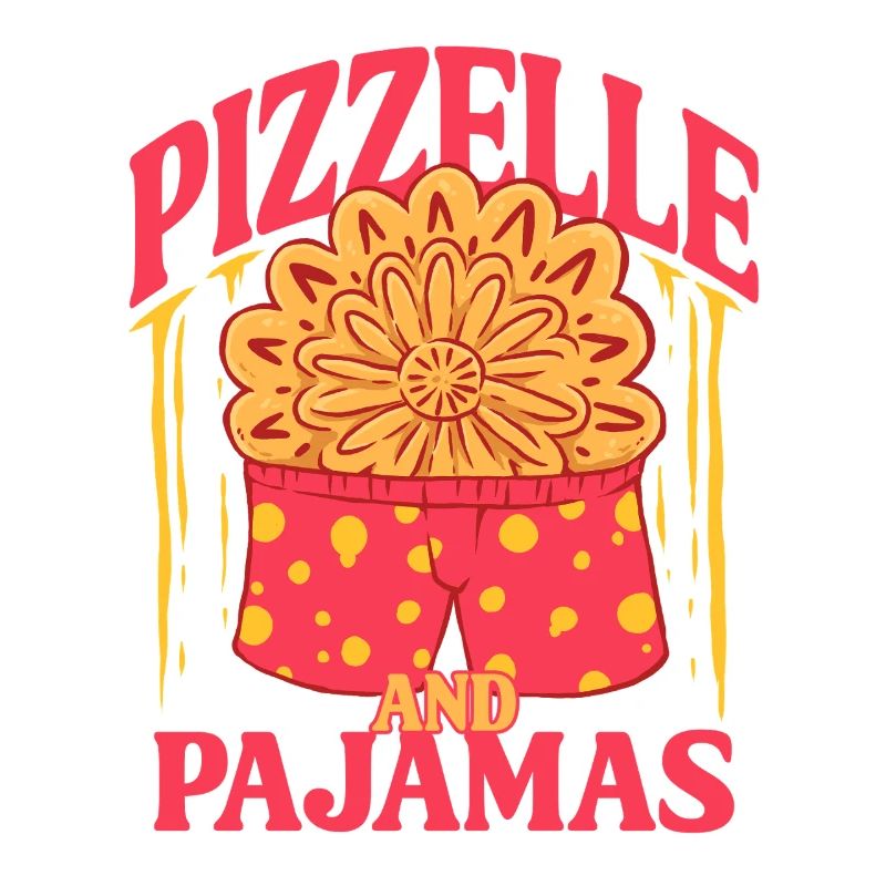 Biscuit gaufré Pizzelle et pyjama