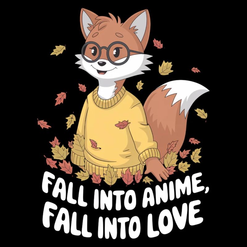 Tomber dans la conception Anime Fox