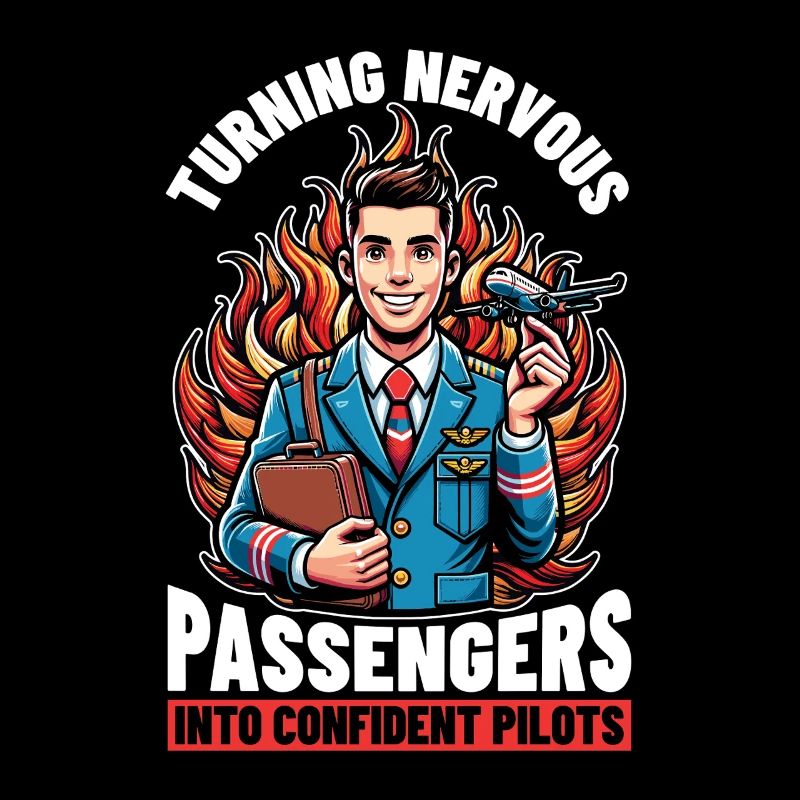 Flight Instructor Turning Nervous Flight Attendant