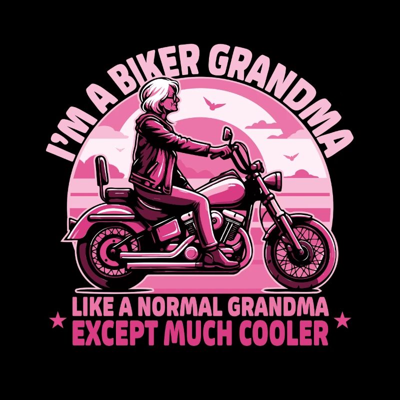 Conception audacieuse de grand-mère cavalière