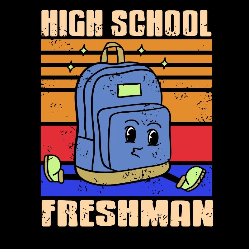 Lycée Freshman Sac à dos Dessin animé