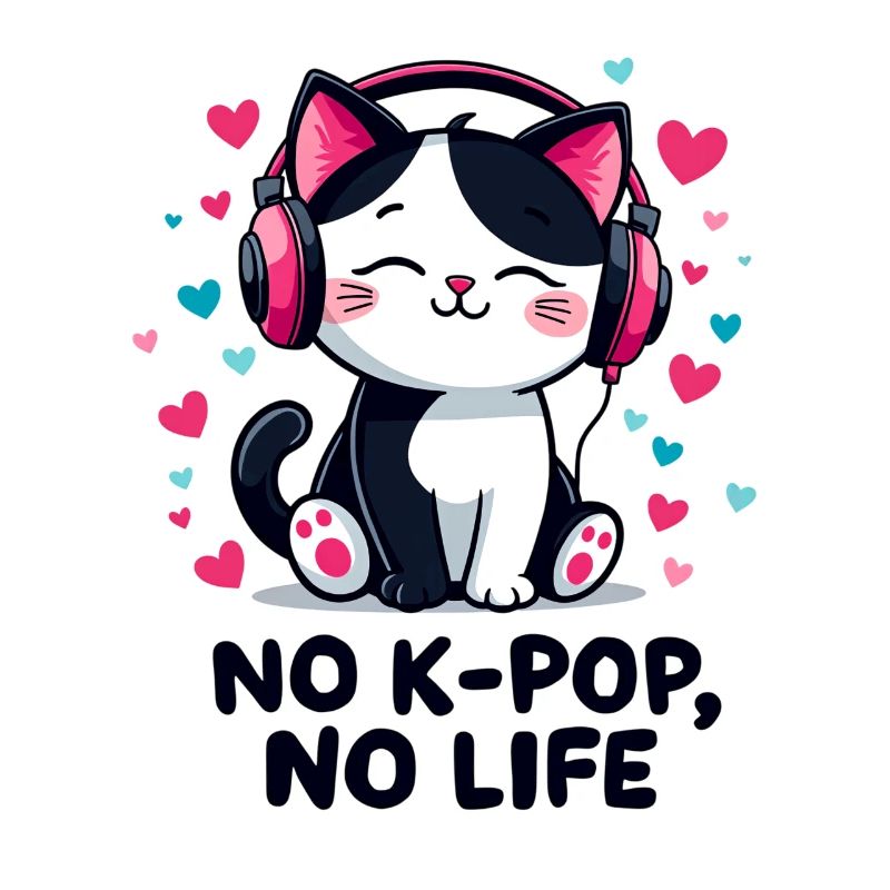 Pas de K-Pop Pas de vie Chat mignon