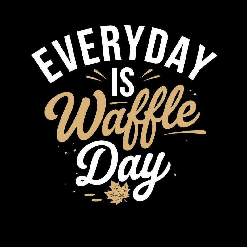Every day waffle day is a miracle