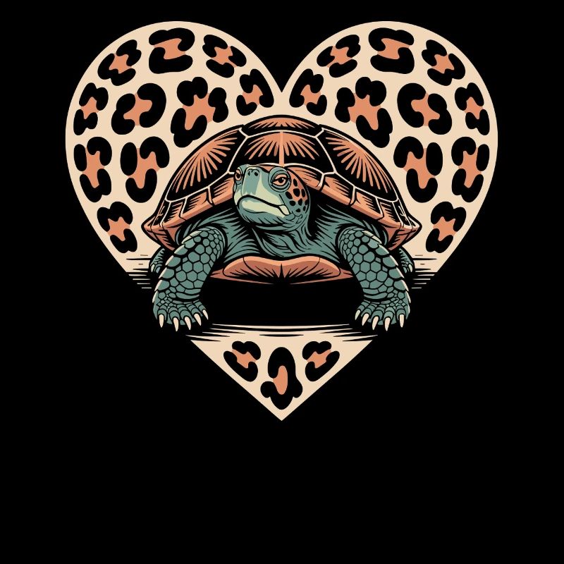 Leopard Cute Turtle