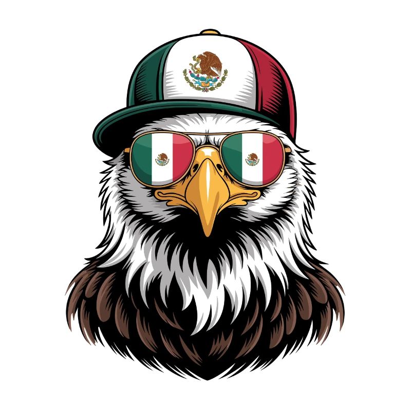 Lunettes de soleil rétro Mexican Eagle