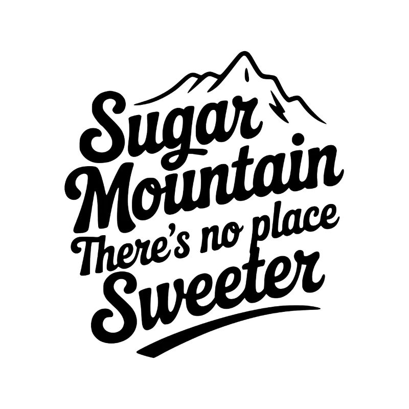 Sugar Mountain Il n’y a pas d’endroit plus doux
